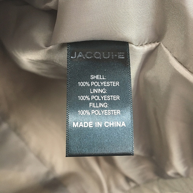 Jacqui E Collared Quilted Snap Button Brown Jacket Ladies Size AU 14 NEW - Image 5