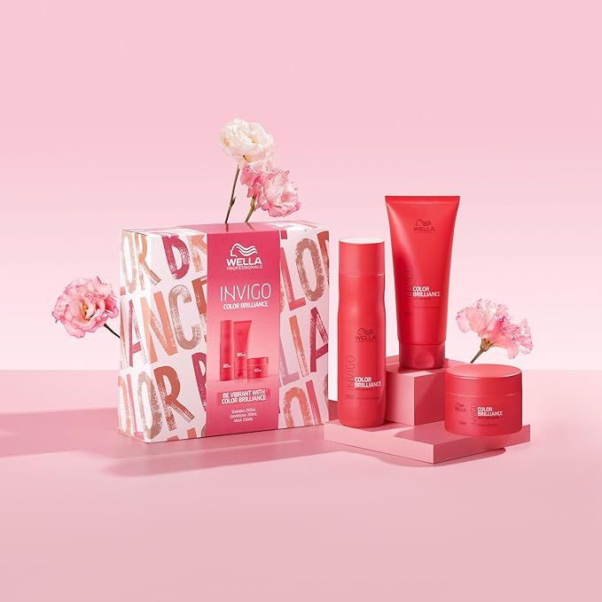 Wella Professional Be Vibrant Invigo Colour Brilliance Trio Set Gift Pack NEW - Image 2