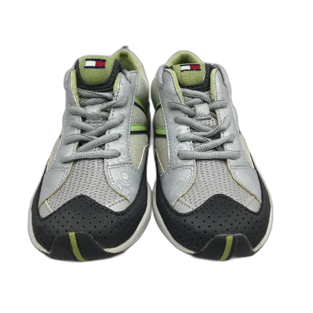 Tommy Hilfiger Caryn II Silver Grey Sneaker Shoe Youth Size US 2 EUR 33.5 NEW - Image 2