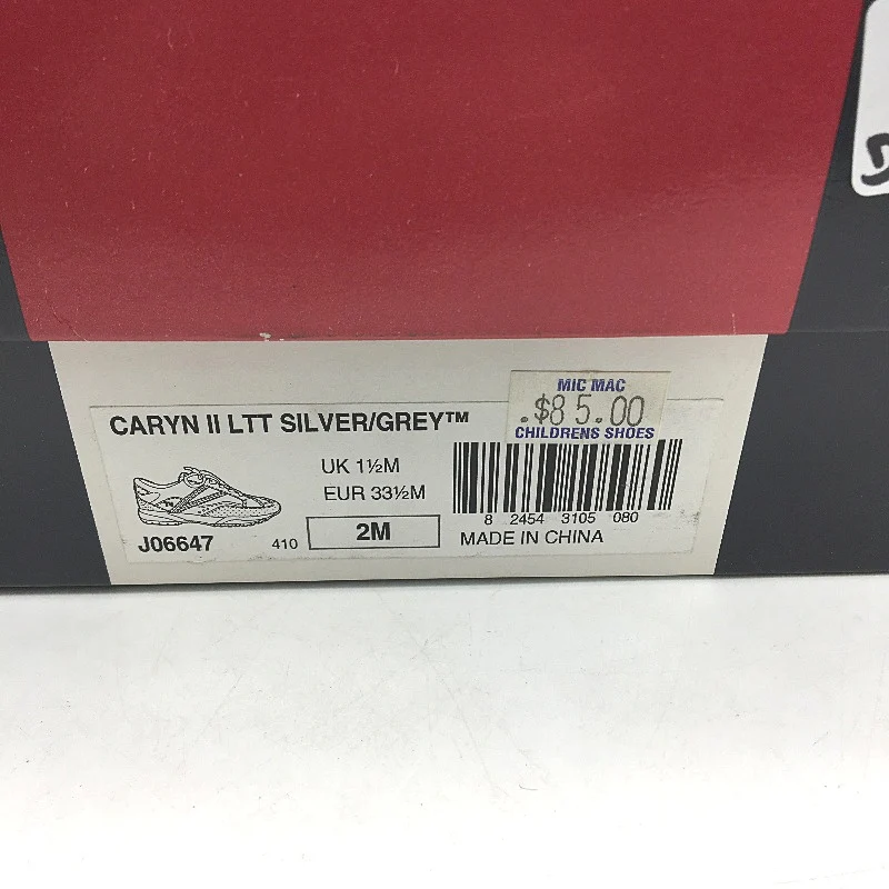 Tommy Hilfiger Caryn II Silver Grey Sneaker Shoe Youth Size US 2 EUR 33.5 NEW - Image 8