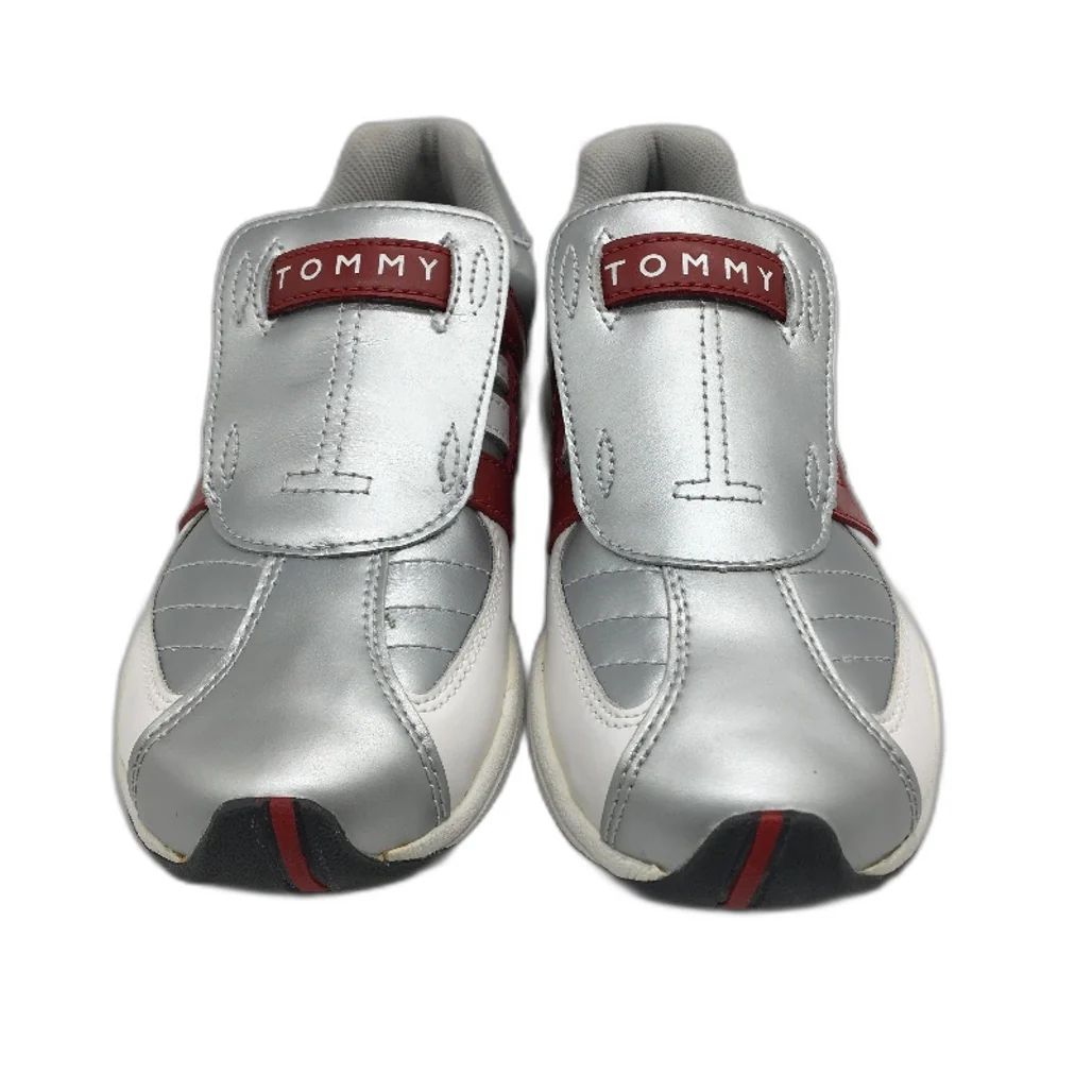 Tommy Hilfiger Caryn II Silver White Slip On Shoe Youth Size US 5 EUR 37.5 NEW - Image 2