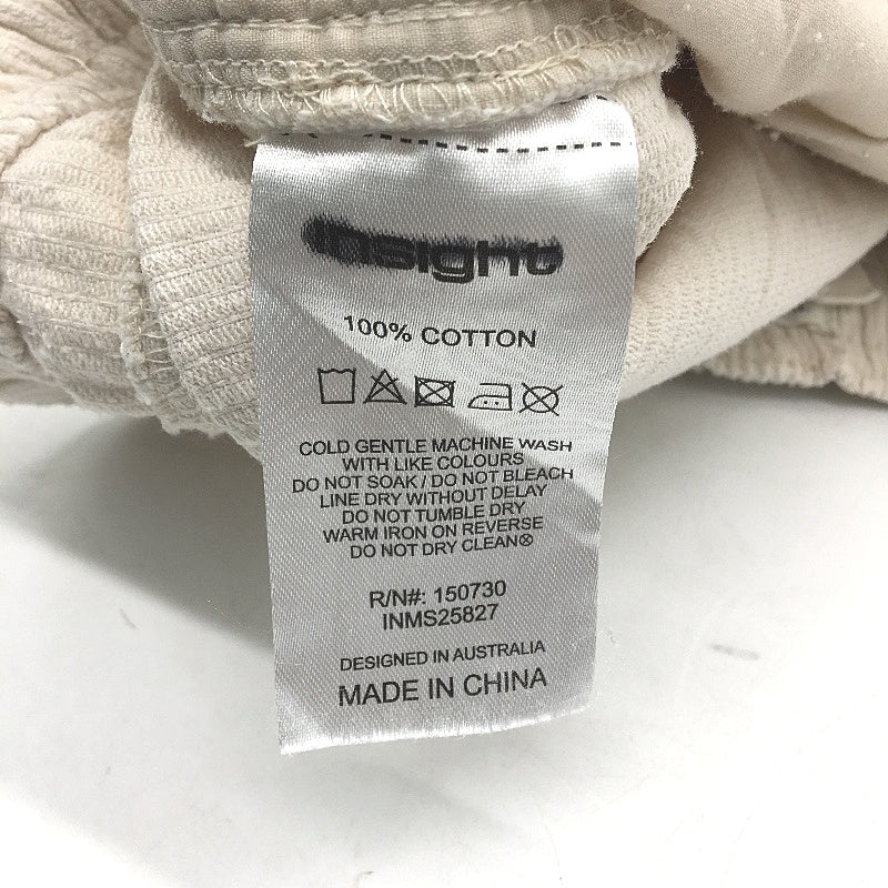 Insight Bedford 2.0 Off White Drawstring Corduroy Shorts Ladies Size 36 NEW - Image 5