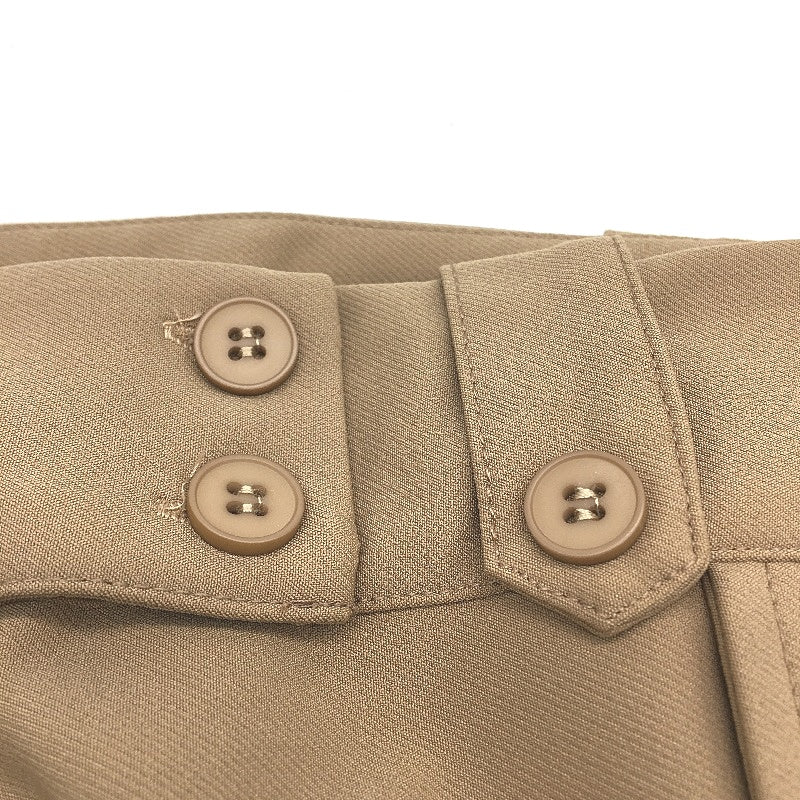 Neon Hart Khaki Tan Double Button Waist Mid Rise Straight Pants Ladies Sz S NEW - Image 3