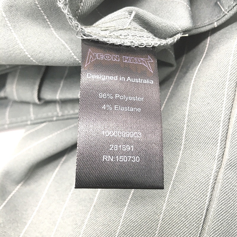 Neon Hart Sage Green Straight Leg Pinstripe Pants Ladies Size Small NEW - Image 5