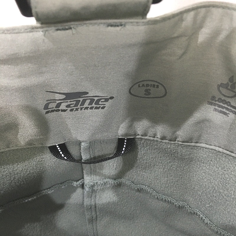Crane Performance Moss Green Detachable Braces Ski Pants Ladies Size Small NEW - Image 4