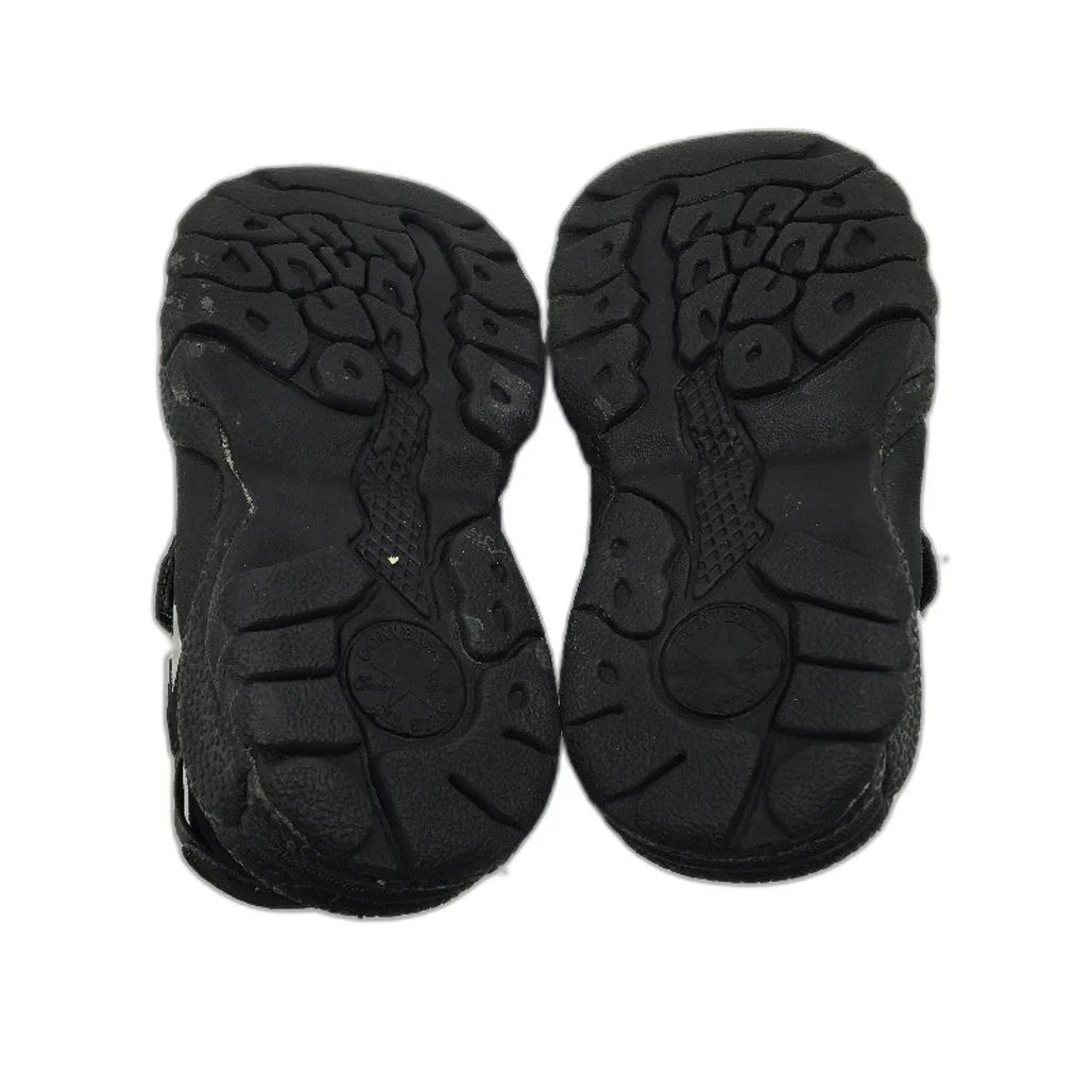 Converse Black Fabric Athletic Kids Sports Sandal Size US 13 EUR 31.5 19cm NEW - Image 6