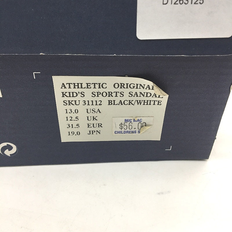 Converse Black Fabric Athletic Kids Sports Sandal Size US 13 EUR 31.5 19cm NEW - Image 8