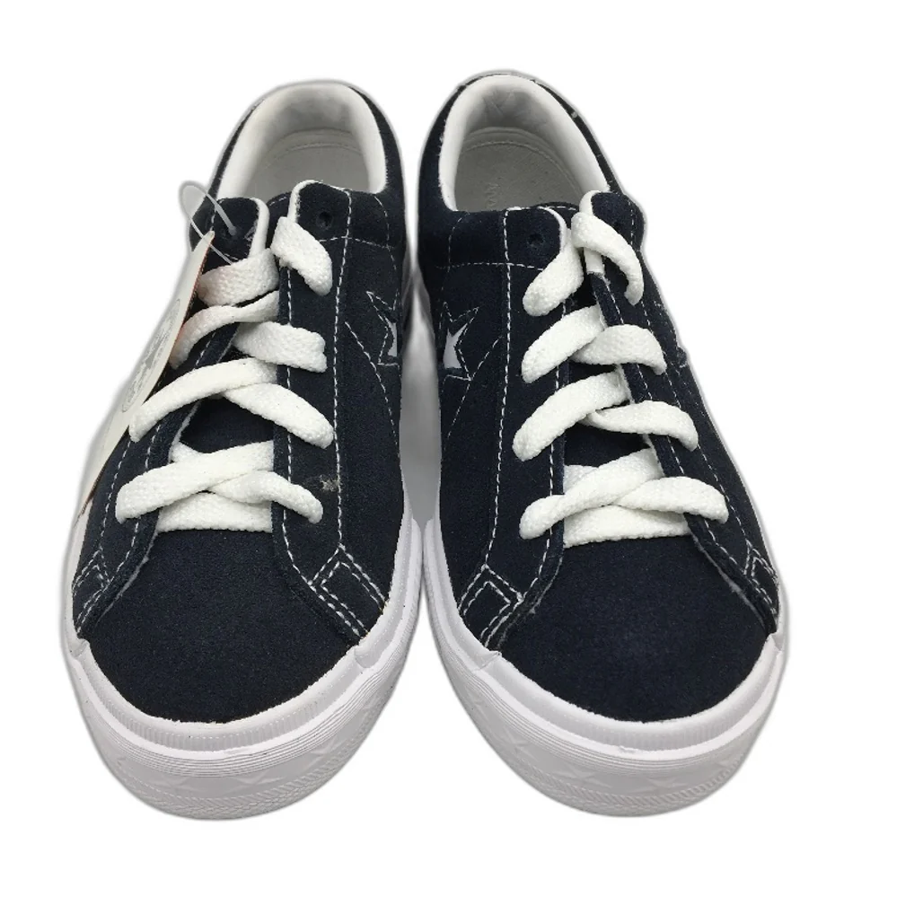 Converse Navy Suede All Star Low Cut Sneakers Size US 12 EUR 29 UK 11.5 NEW - Image 2
