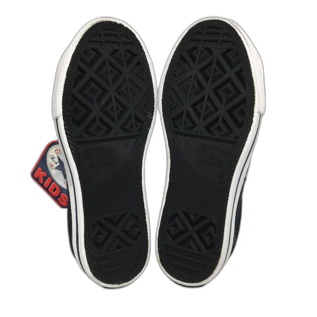 Converse Navy Suede All Star Low Cut Sneakers Size US 12 EUR 29 UK 11.5 NEW - Image 5