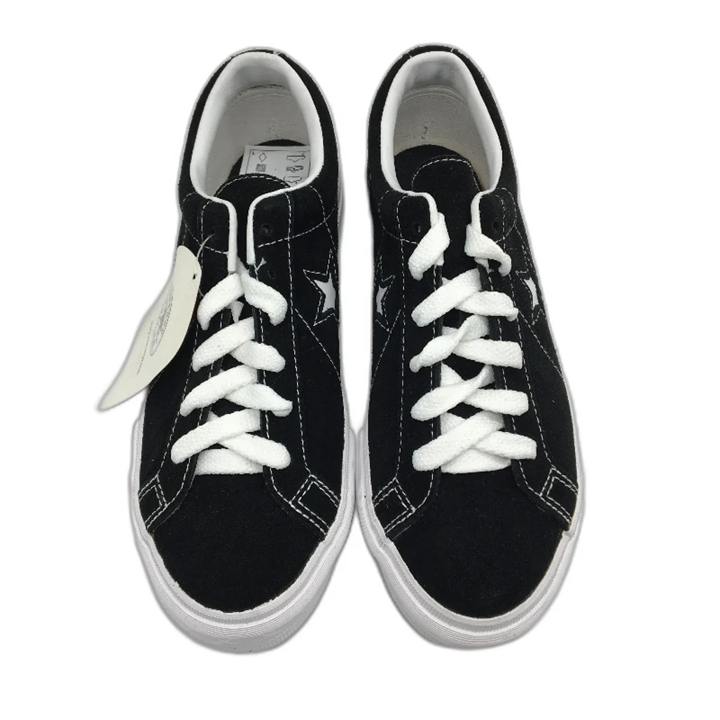 Converse Black Suede All Star Low Cut Sneakers Kids Sze US 2 EUR 32.5 UK 1.5 NEW - Image 3