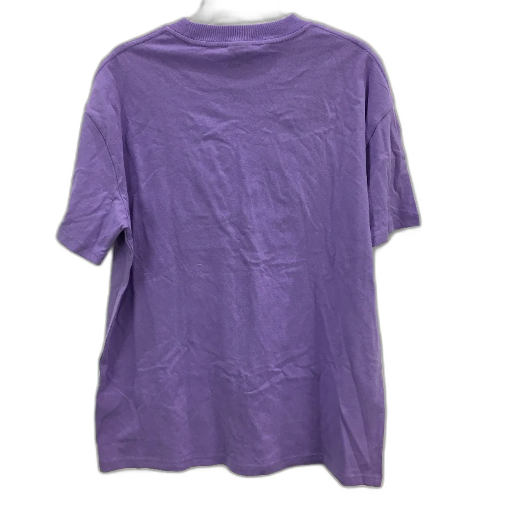 Insight Purple Floral Print Design Heavy T-Shirt Mens Size Medium - Image 2