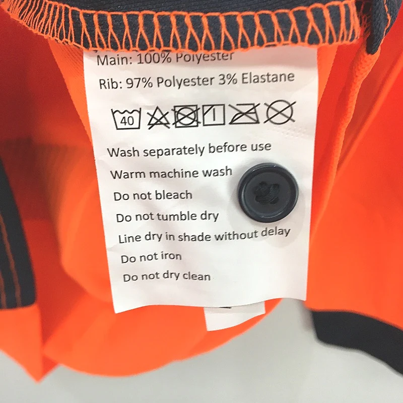 Hard Yakka Orange Hi-Vis Long Sleeve 2 Tone Light Work Shirt Ladies Size AU 10 - Image 4