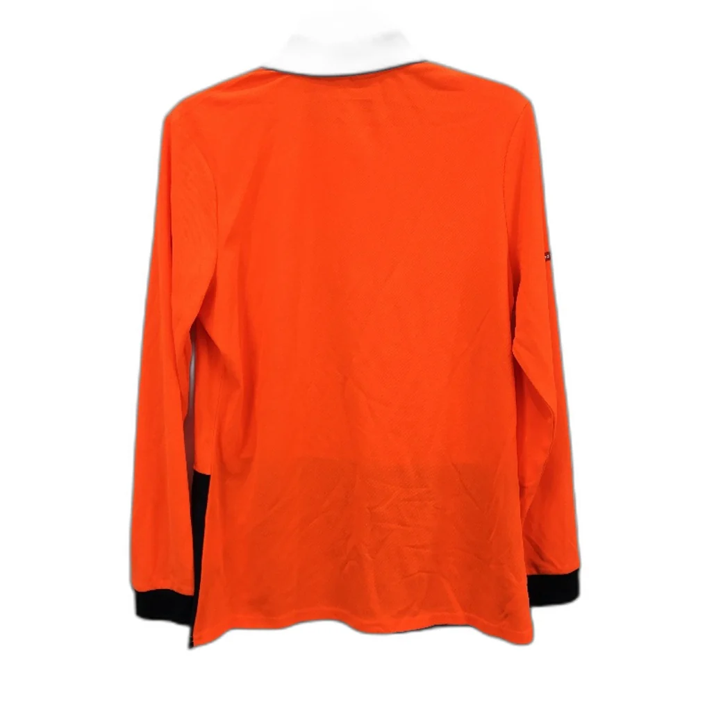 Hard Yakka Orange Hi-Vis Long Sleeve 2 Tone Light Work Shirt Ladies Size AU 10 - Image 2