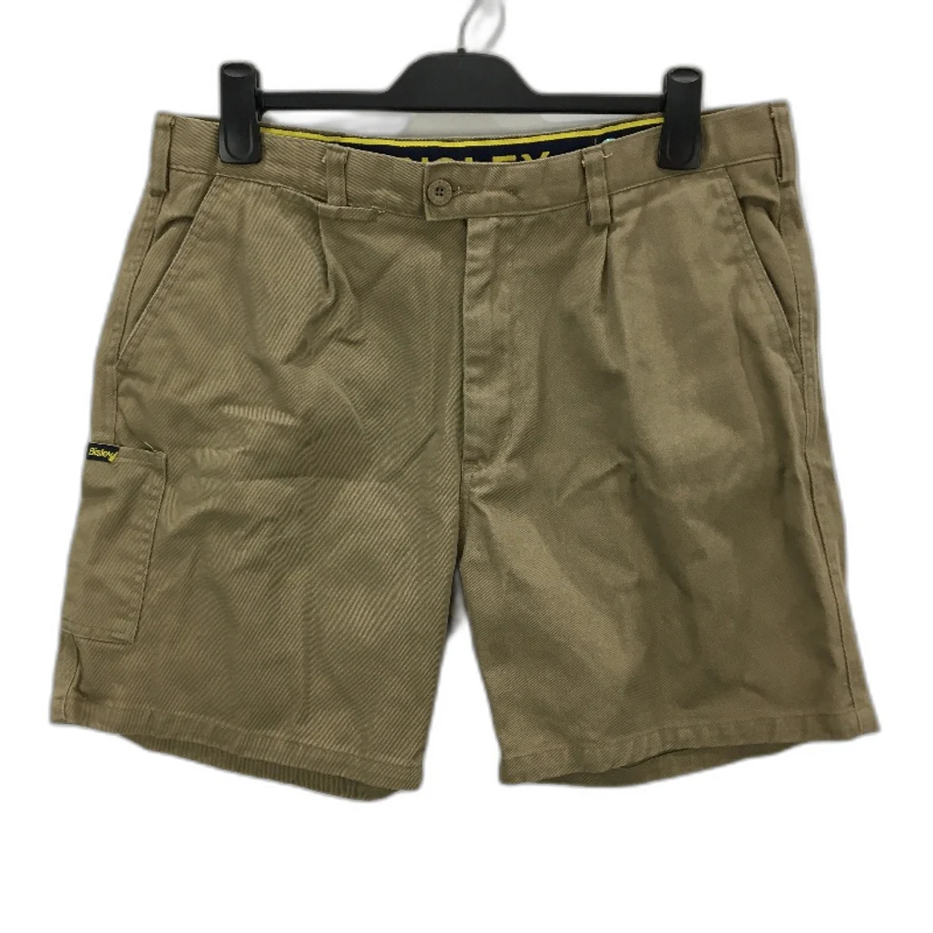 Bisley Workwear Khaki Cotton Cargo Work Shorts Mens Size 122/48