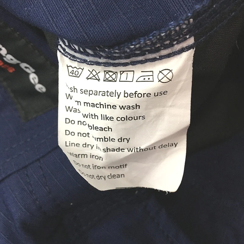 King Gee Navy Blue Cargo Straight Leg Work Pants Ladies Size AU 14 - Image 4