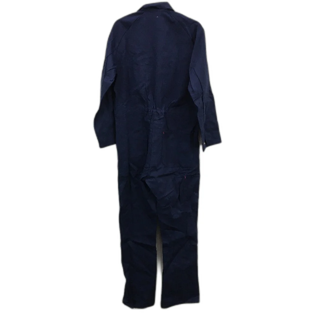 Hard Yakka Navy Button Up Drill Work Coverall Mens Size 84L Waist - Image 2