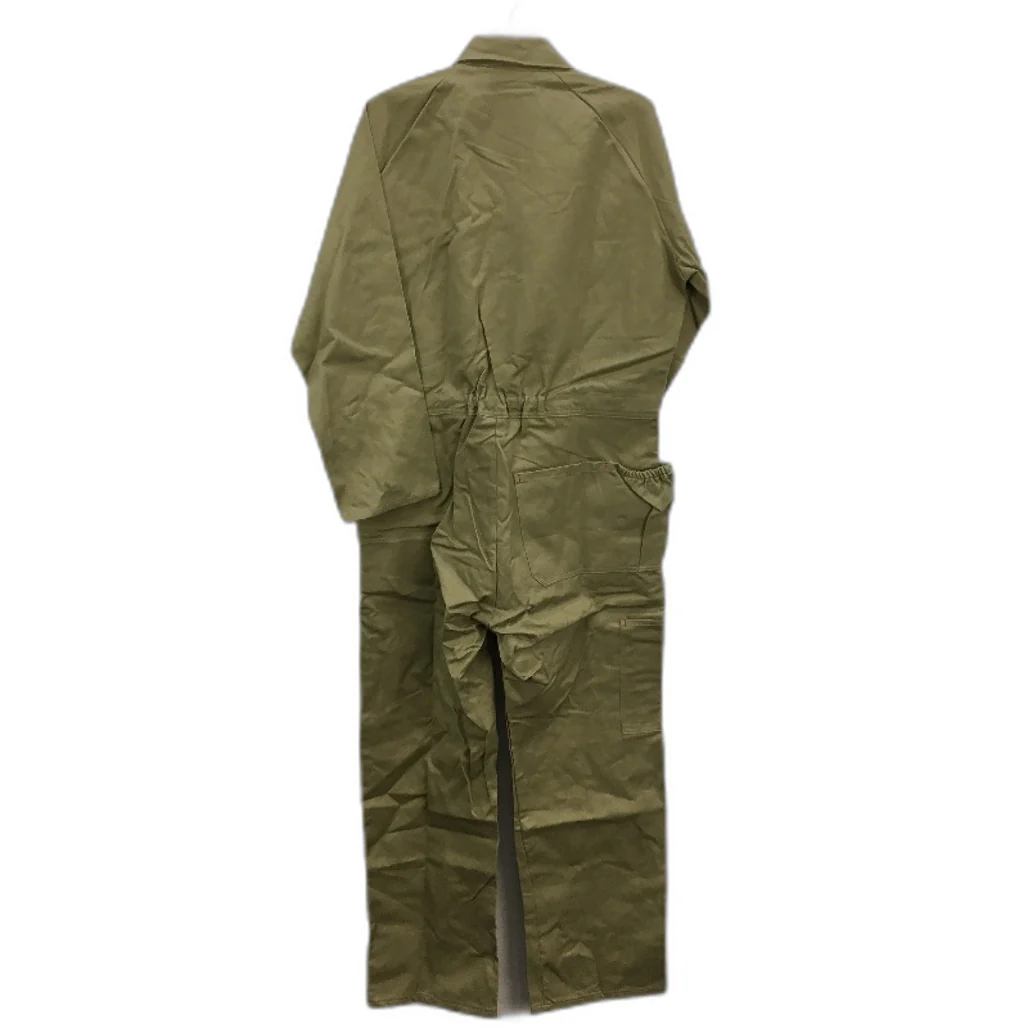 Hard Yakka Khaki Button Up Drill Work Coverall Mens Size 89L Waist - Image 2