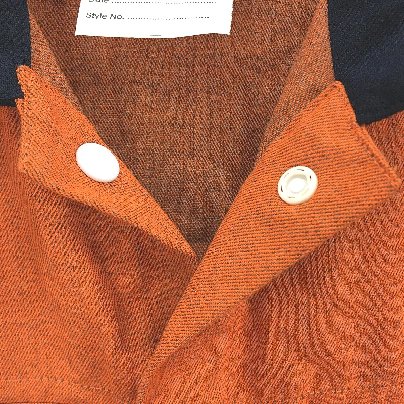 Hard Yakka Orange Hi-Vis Stripe Button Up Drill Work Coverall Mens Size 92R - Image 3