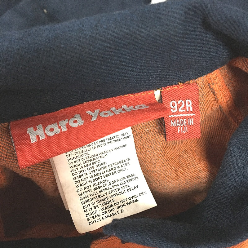 Hard Yakka Orange Hi-Vis Stripe Button Up Drill Work Coverall Mens Size 92R - Image 4