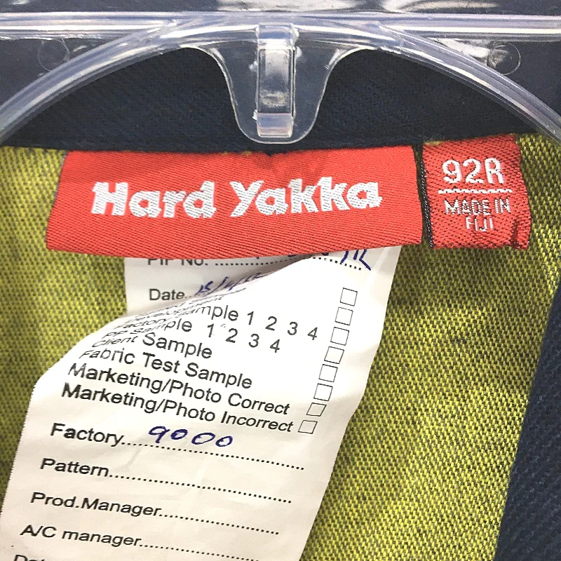 Hard Yakka Yellow Hi-Vis Button Up Drill Work Coverall Mens Size 92R - Image 3