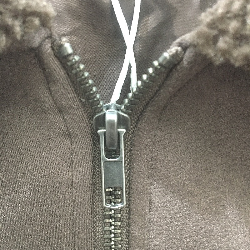 Westbay Soft Zip-Up Brown Fluffy Collared Winter Jacket Mens Size Large - Image 3