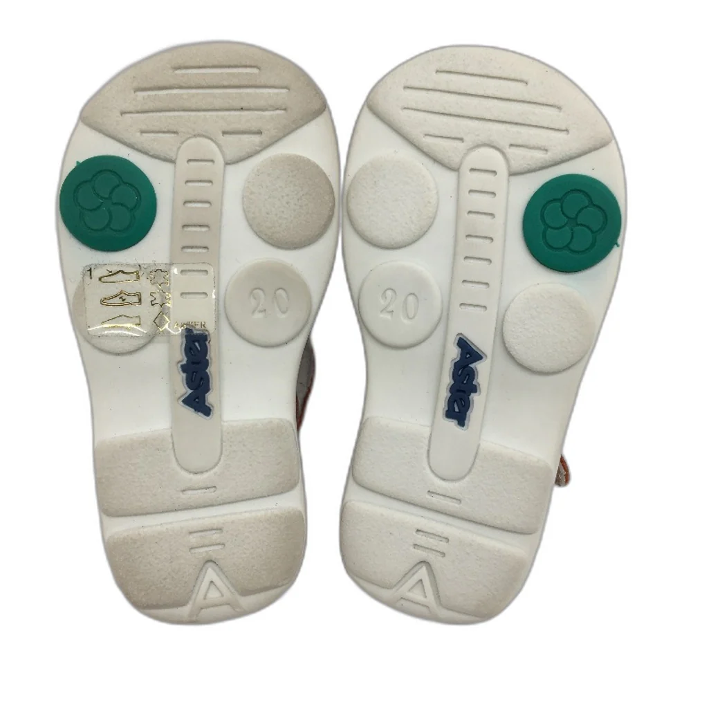Aster Tonic Blanche Orange Leather Fivori Sandals Toddler Size AUS 4 EUR 20 NEW - Image 5