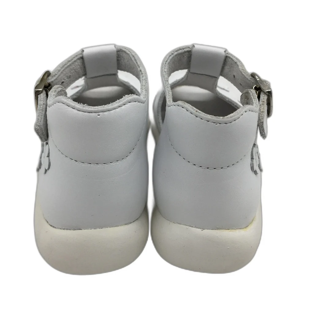 Aster White Leather Nemee Sandal Shoes Toddler Size 3-4Yrs UK 8 EU 25 NEW - Image 4