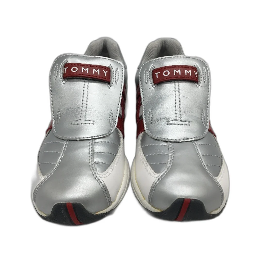 Tommy Hilfiger Caryn II Silver White Slip On Shoe Youth Size US 3 EUR 35 NEW - Image 2