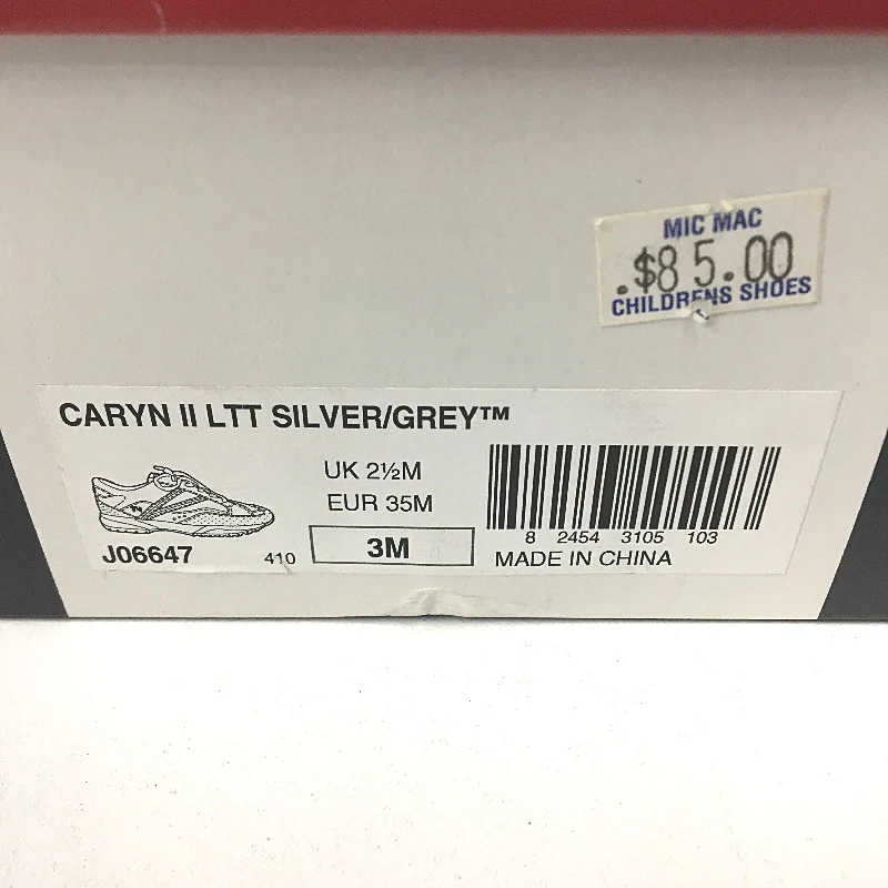 Tommy Hilfiger Caryn II Silver Grey Sneaker Shoe Youth Size US 3 EUR 35 NEW - Image 7
