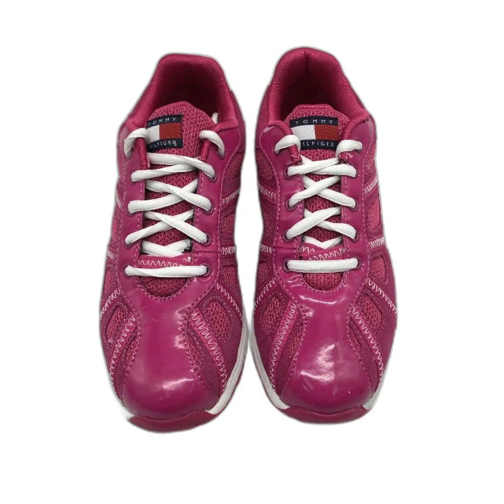 Tommy Hilfiger Chino Very Berry Suede Sneaker Shoe Youth Size US 3 EUR 35 NEW - Image 3