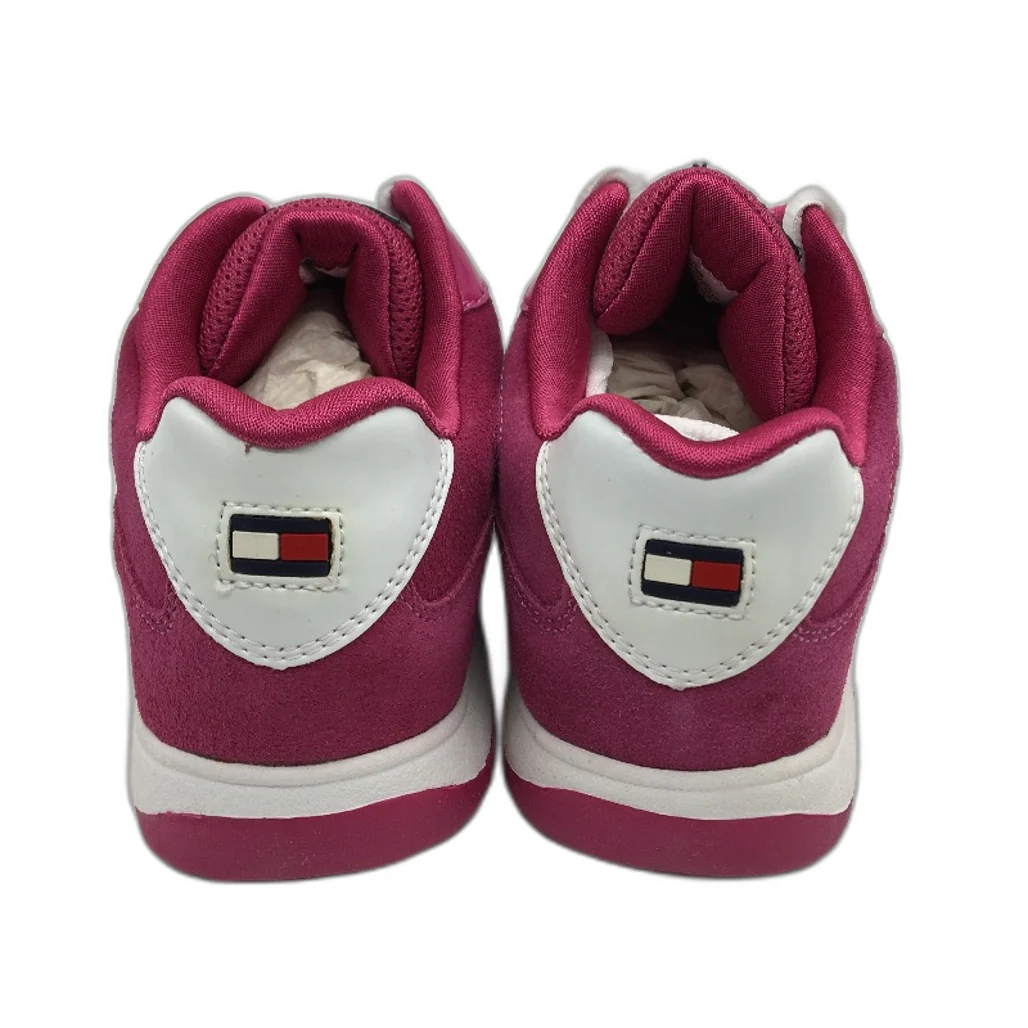 Tommy Hilfiger Chino Very Berry Suede Sneaker Shoe Youth Size US 3 EUR 35 NEW - Image 4