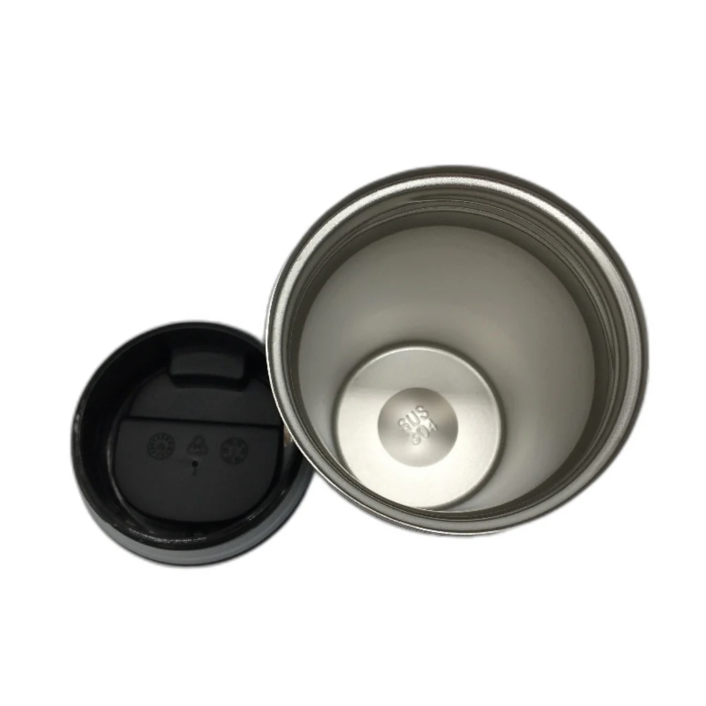 380ml Stainless Steel Vacuum Coffee Mug Lightweight Leak Proof Black NEW - Image 3