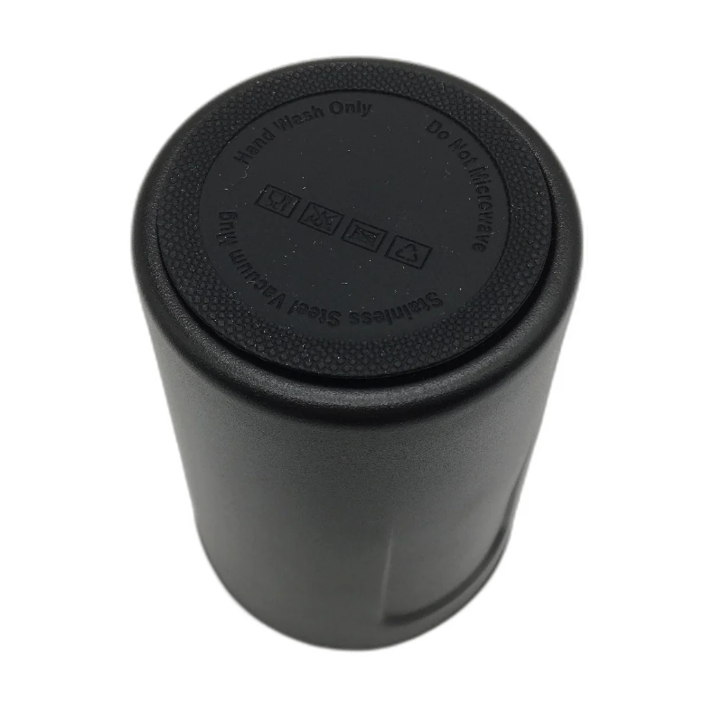 380ml Stainless Steel Vacuum Coffee Mug Lightweight Leak Proof Black NEW - Image 4
