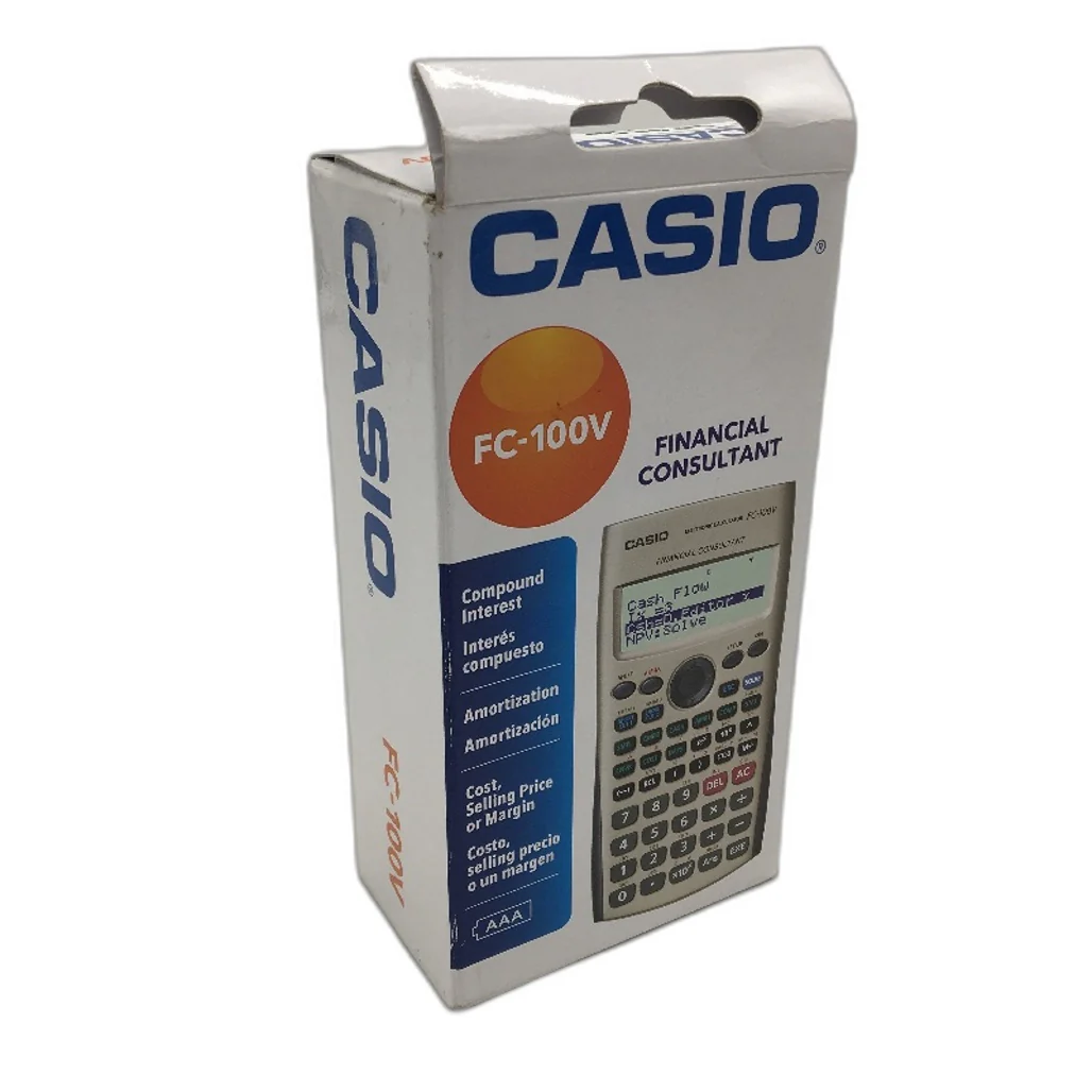 Casio FC100V Financial Consultant Calculator Full Dot 4 Line Display - Image 7