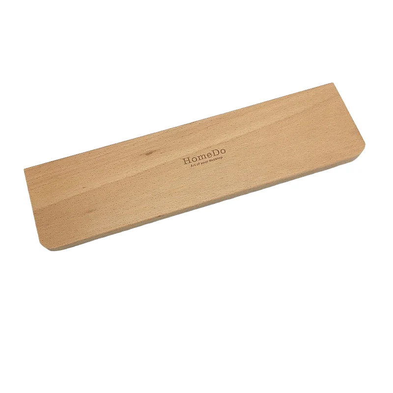 HomeDo Beechwood Wooden Wrist Rest For Keyboards Ergonomic Palm Support Pad NEW - Image 2