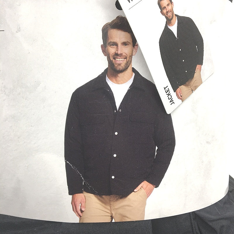 Westbay Black Classic Fit Winter Snap Button Jacket Mens Size L NEW - Image 3