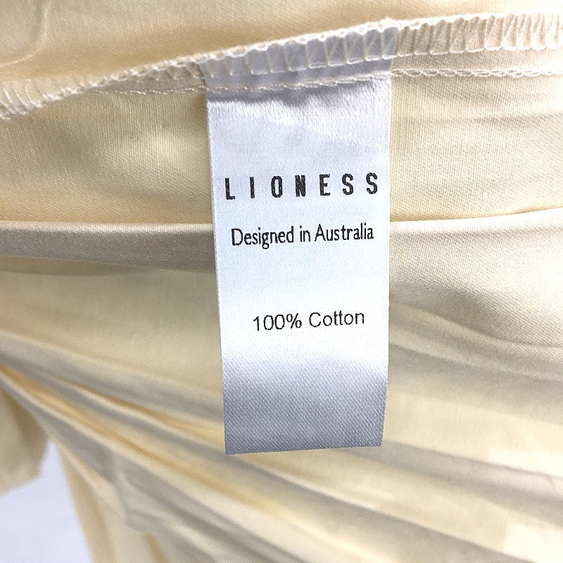 Lioness Honey Corset Cream Hook Eye Pleated Mini Dress Ladies Size XS NEW - Image 5