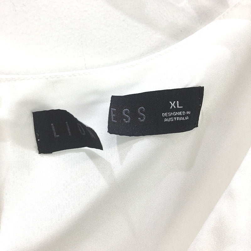 Lioness Dakota Porcelain White Satin Lace Maxi Dress Ladies Size XL / AU 14 NEW - Image 5