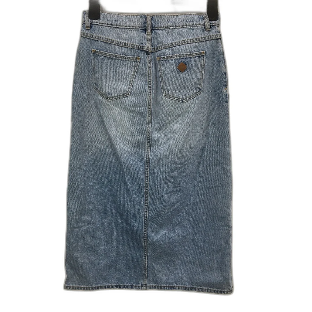 Abrand Jeans A 99 Low Rise Denim Pale Blue Maxi Skirt Ladies Size AU 6 / 24 NEW - Image 2