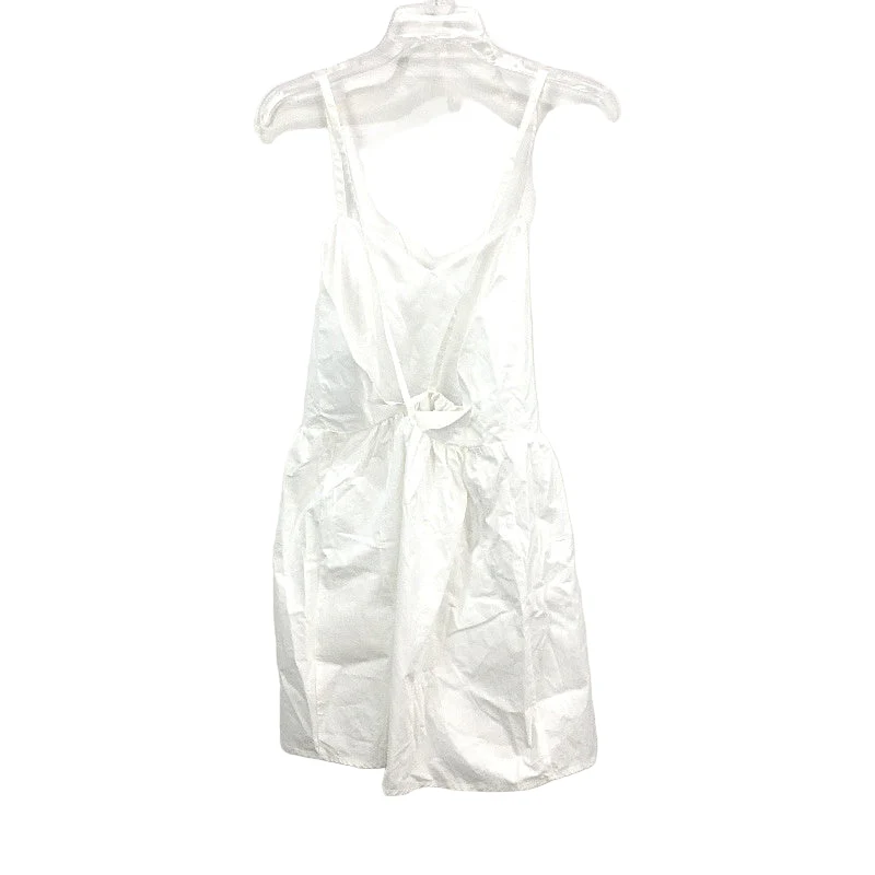Fleur by Blanca Studio Aurelia White Cross Back Mini Dress Ladies Size M/L NEW - Image 2