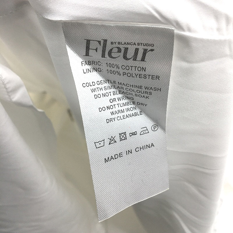 Fleur by Blanca Studio Aurelia White Cross Back Mini Dress Ladies Size M/L NEW - Image 6