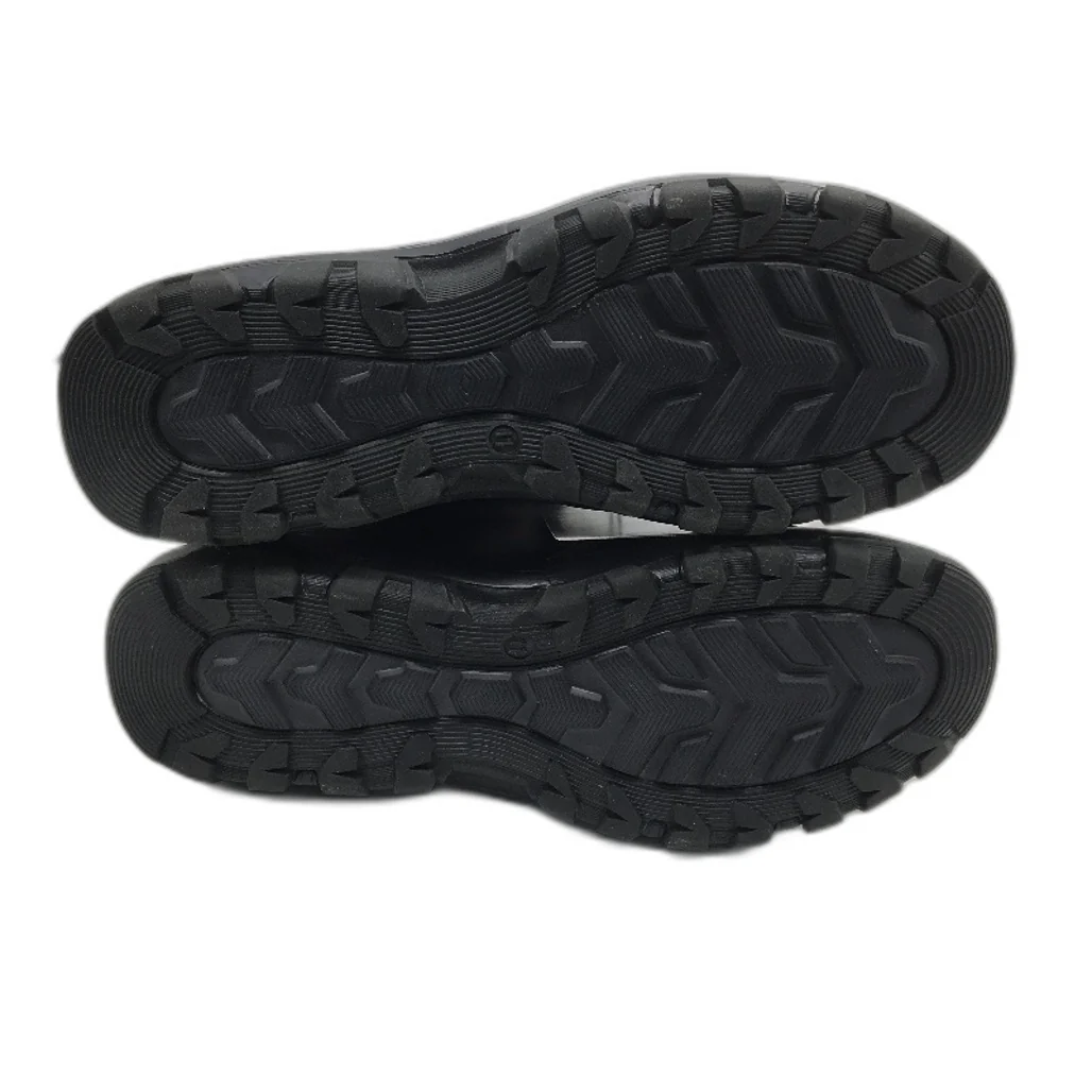 Crane Hiking Low Cut Leather Upper Lace Up Black Sneaker Shoes Mens Size 11 NEW - Image 6