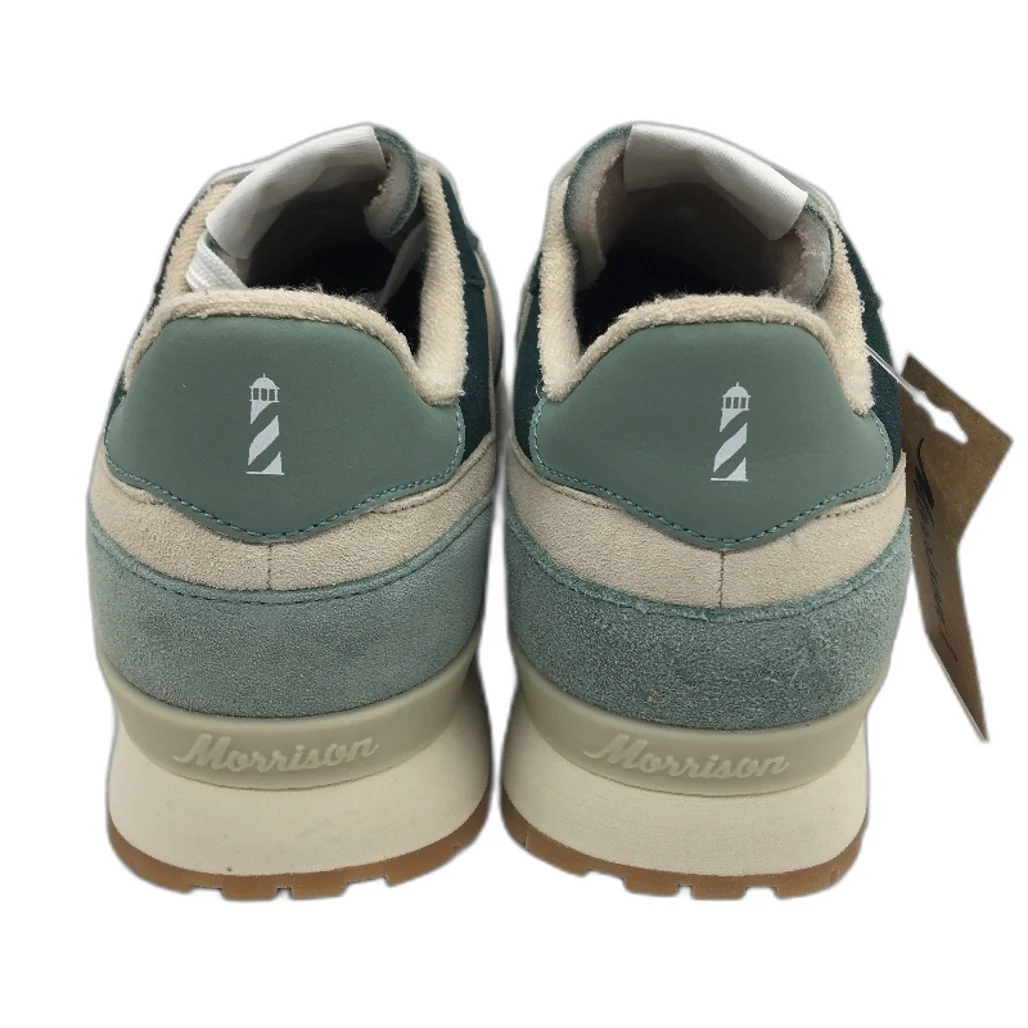 Morrison Detroit Faux Suede Green Tones Retro Sneakers Mens Size EU 41 NEW - Image 4