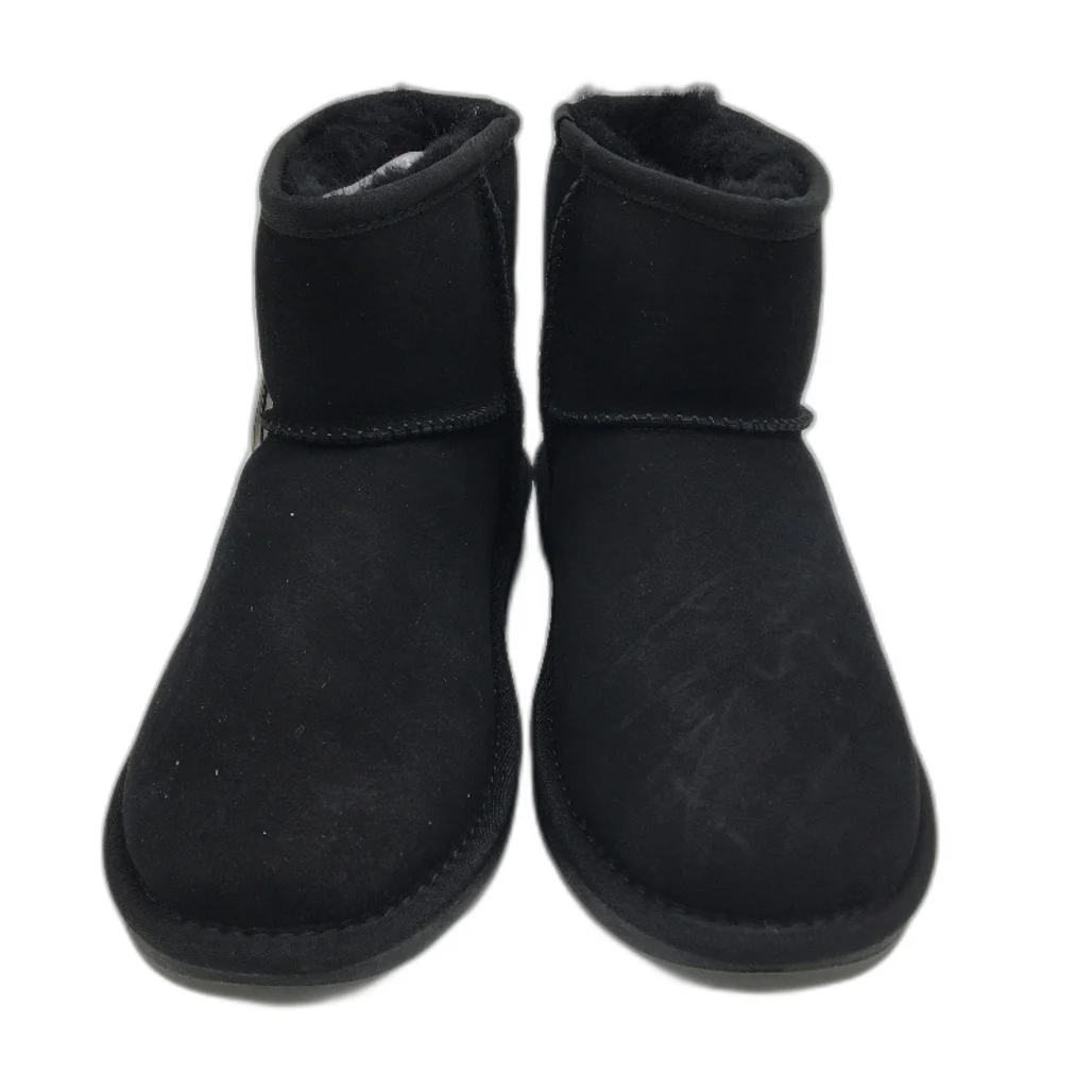 UGG Boots Australian Double Face Sheepskin Black Boots Unisex EU39 M6 L8 NEW - Image 2