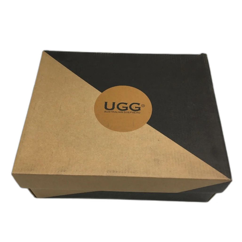 UGG Boots Australian Double Face Sheepskin Black Boots Unisex EU39 M6 L8 NEW - Image 5