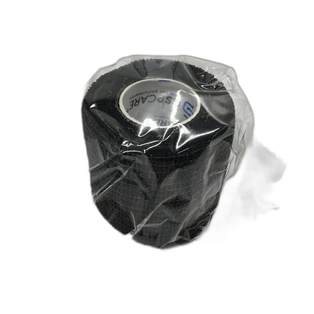 GSP Care 6 x Copoly Black Kinesiology Tape Cohesive Bandage Pack NEW - Image 5