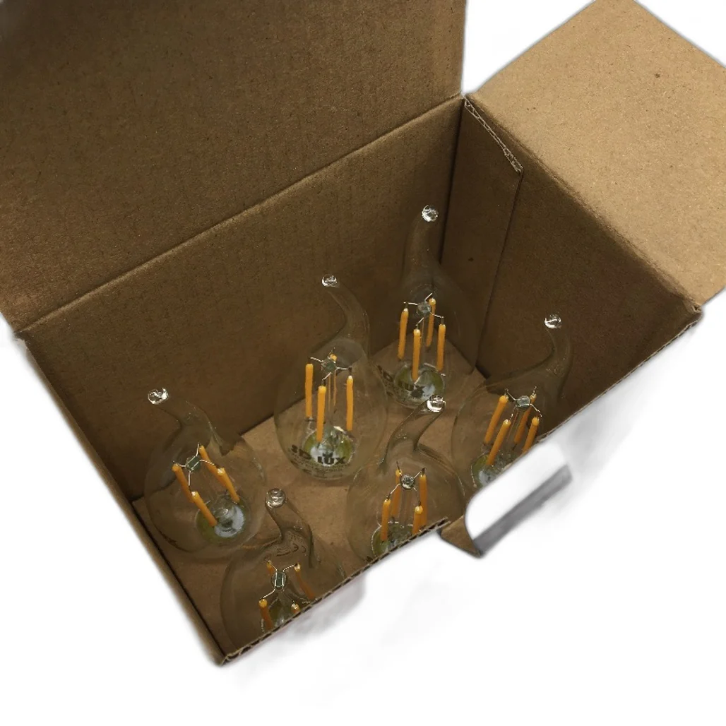 SD LUX 6 Pack 4W E14 LED Candle Warm Light Bulbs Vintage Style Energy Saving - Image 4