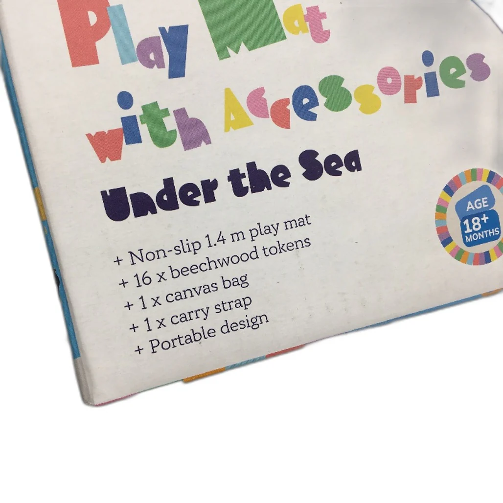 Baby Educational Toys 2PC Bundle Ocean Play Mat Set & Lion Wooden Puzzle Age18M+ - Image 5