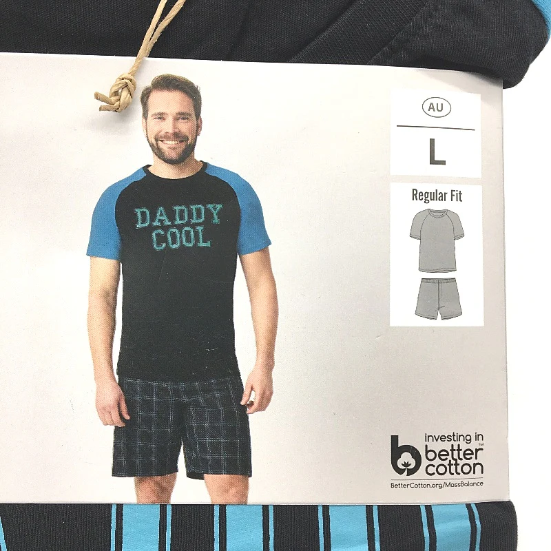 Westbay 2 Pce Daddy Cool Short Sleeve Pyjama PJ Set Mens Size Large NEW - Image 3