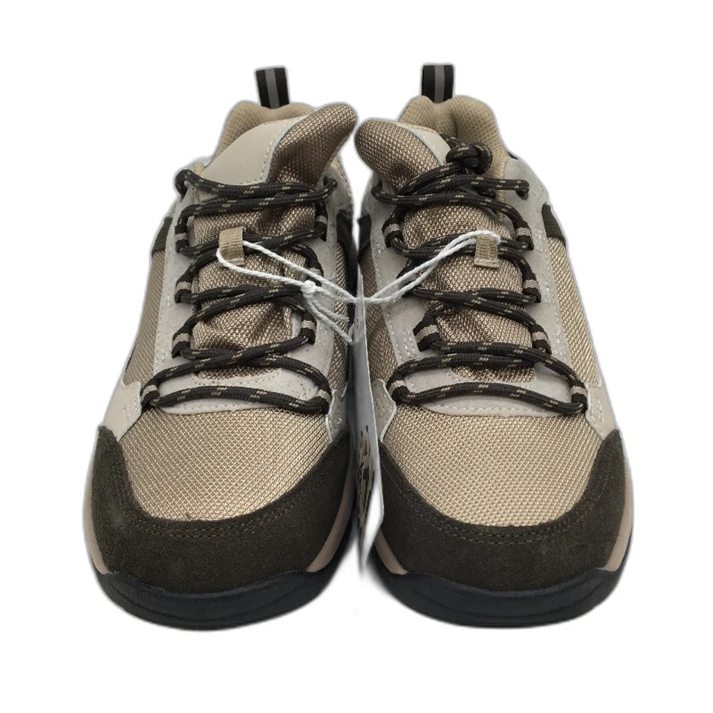 Crane Low Cut Lace Up Brown Tan Hiking Sneaker Style Shoes Ladies Size 9 NEW - Image 2
